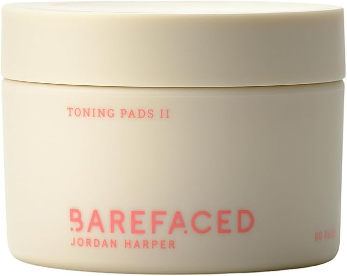 Barefaced Toning Pads II (60 Count) Exfoliating and Resurfacing Face Pads w/ 5% Glycolic Acid & S... | Amazon (US)