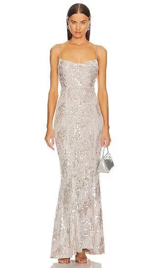 x REVOLVE Marlene Gown in Frost | Revolve Clothing (Global)