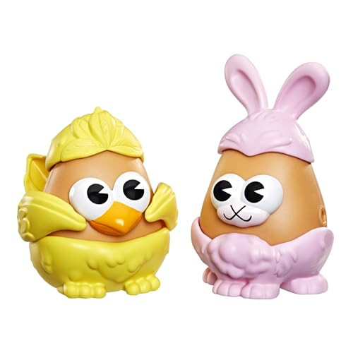 Potato Head Bunny & Chick Tots with 12 Mix and Match Pieces, Two 3-Inch Potato Bodies with 10 Accessories, Preschool Toys for Girls and Boys 2+ | Amazon (US)