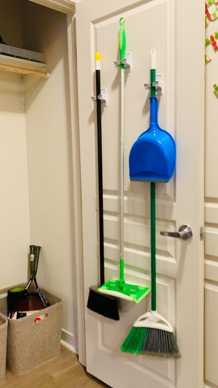 Mop and broom holder 

#LTKfindsunder100 #LTKVideo #LTKhome