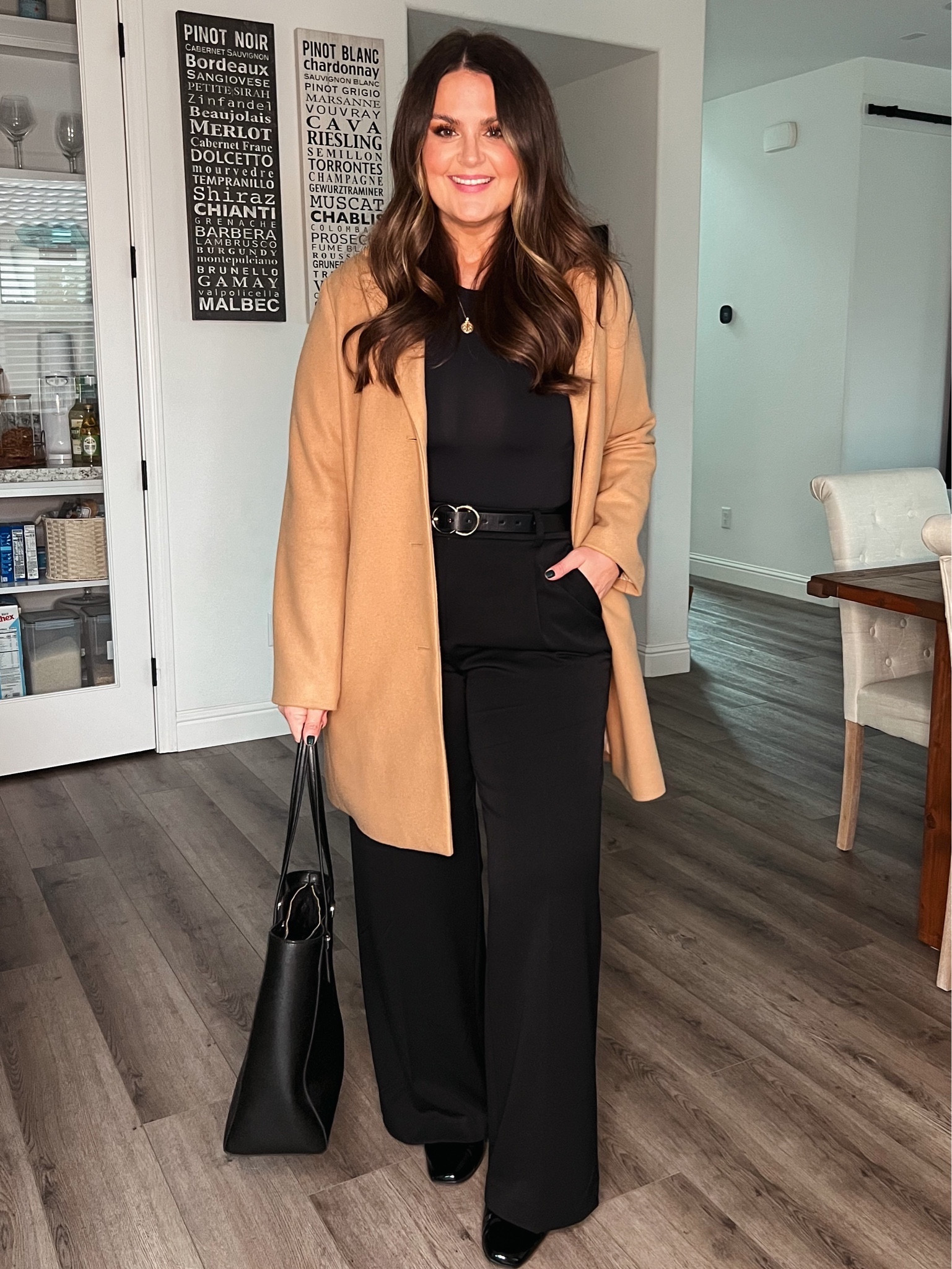 Affordable workwear, curvy trousers, classic work outfit, size 12, midsize, what to wear to work

Coat, large
Top, large
Pants, 14 (I size up for pleating)

#LTKmidsize #LTKworkwear #LTKstyletip