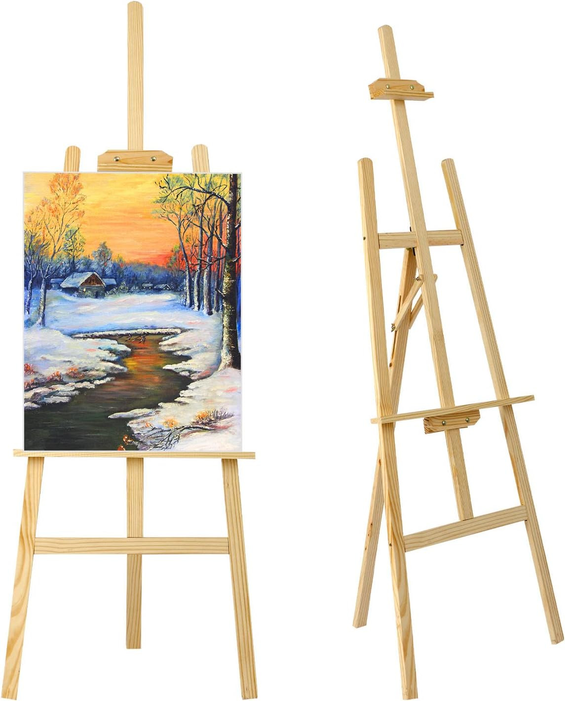 Trintion Easel Stand 1.5M Studio Easel Adjustable Drawing Painting Holder Folding Art Stand for W... | Amazon (UK)