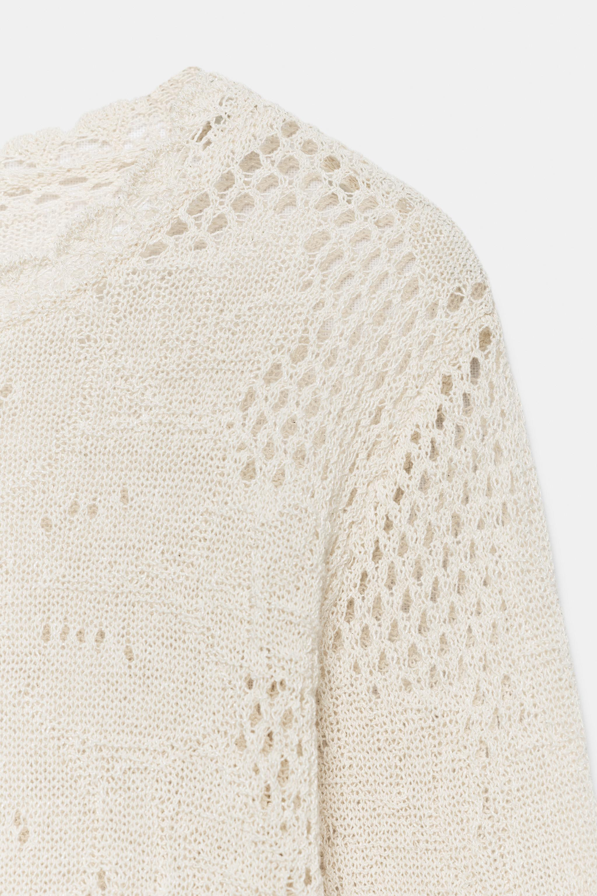 POINTELLE KNIT JUMPER | Zara US