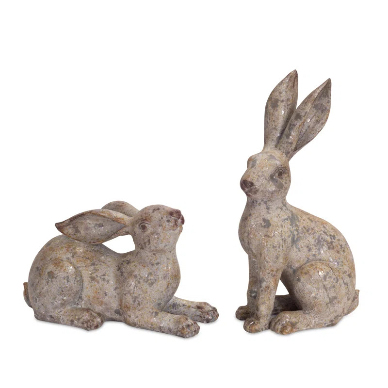 Jarnagin Rabbit Animals Plastic Garden Statue | Wayfair North America