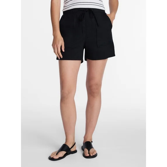 Hero image 0 of Time and Tru Women's Soft Utility Shorts, 4" Inseam, Sizes XS-XXXL, 0 of 6Choose ... | Walmart (US)