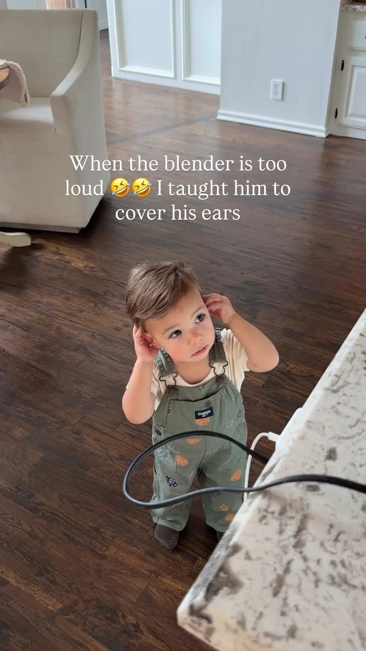 When the blender is too loud 🤣🤣 I taught him to cover his ears

Linking Duke’s adorable overalls from Carter’s!

#LTKKids #LTKootd #LTKmomlife