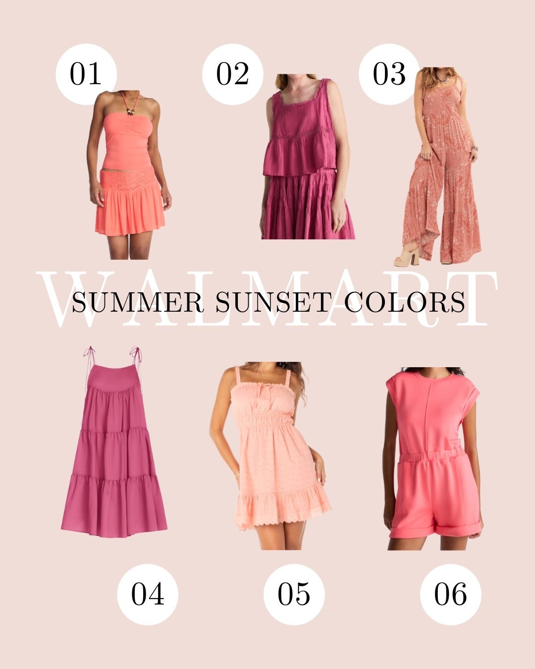 Gonna be chasing sunsets in the cutest summer colors ☀️🌅✨ Bright vibes, comfy fits, and all from Walmart  🩷🧡💛￼

#LTKMidsize #LTKSeasonal