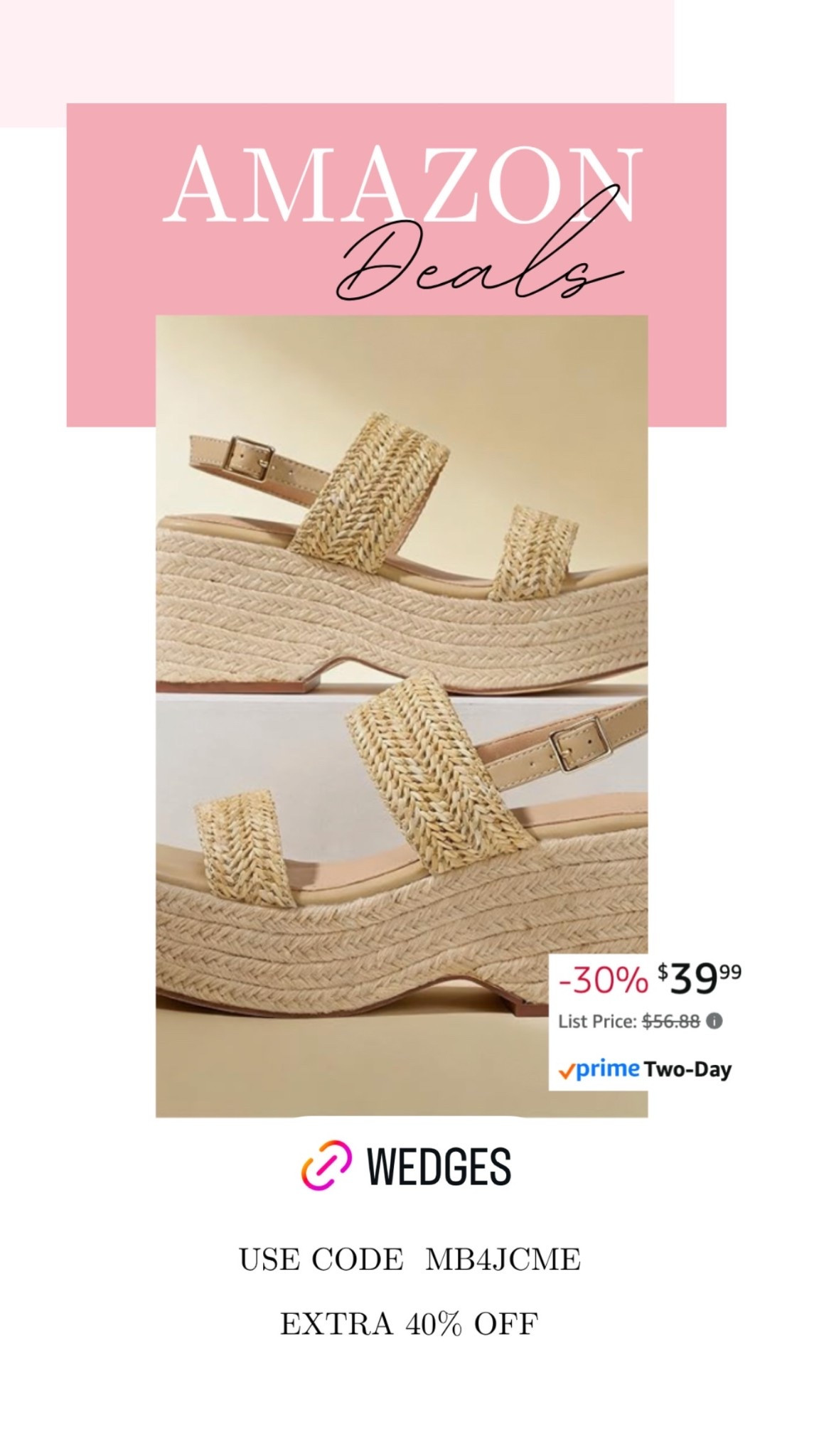 Cute espadrille platform sandals on deal!

#LTKSeasonal #LTKSaleAlert #LTKMidsize