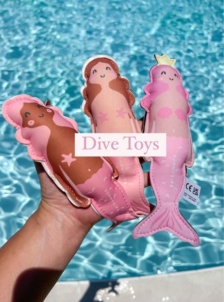 Pool toys, summer activity; dive toys; mermaids 

#LTKkids #LTKswim #LTKunder50