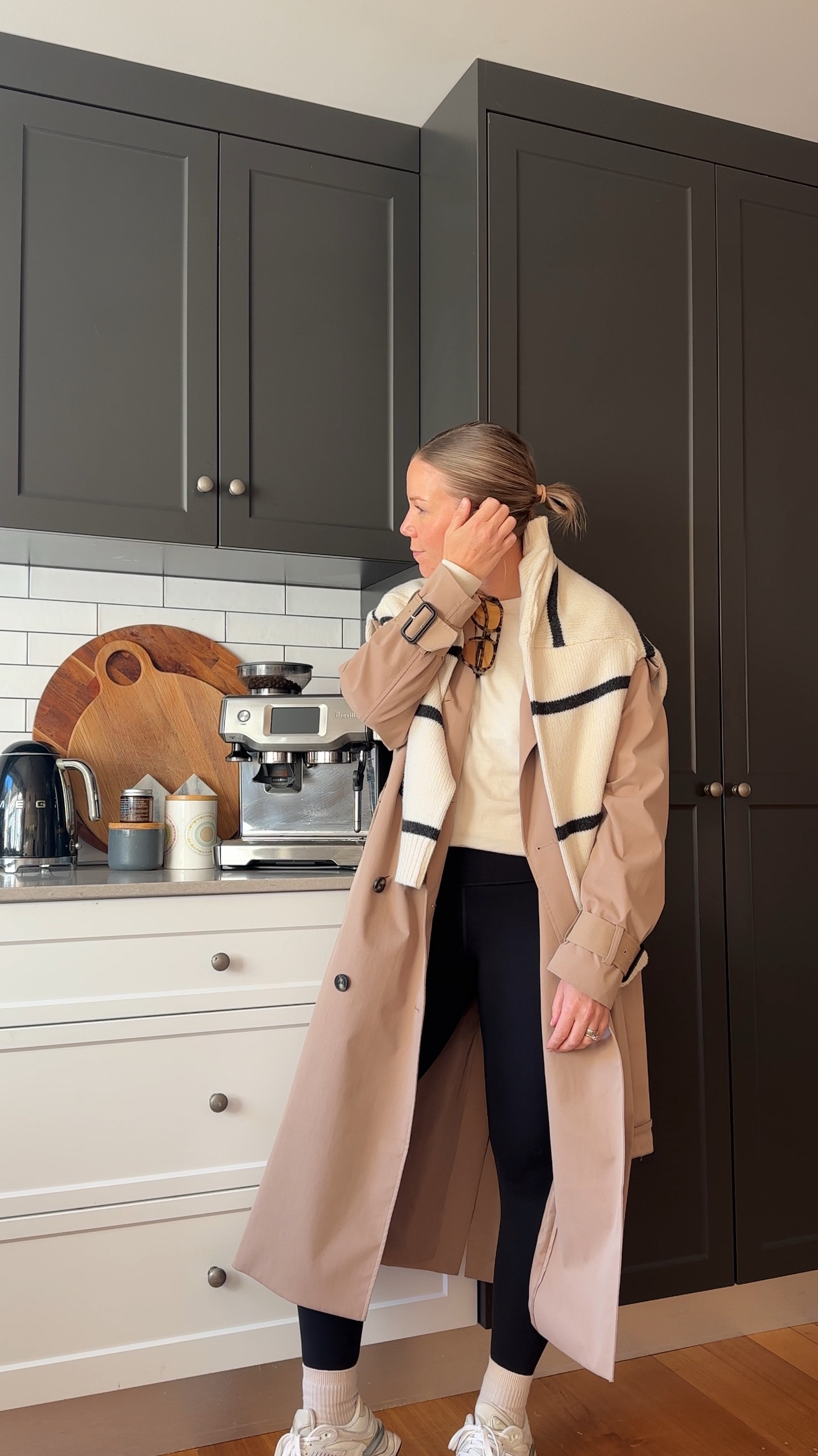 Neutral layers and layering today ft. Elevated activewear and my favourite trench 🤎

#LTKaustralia #LTKautumn