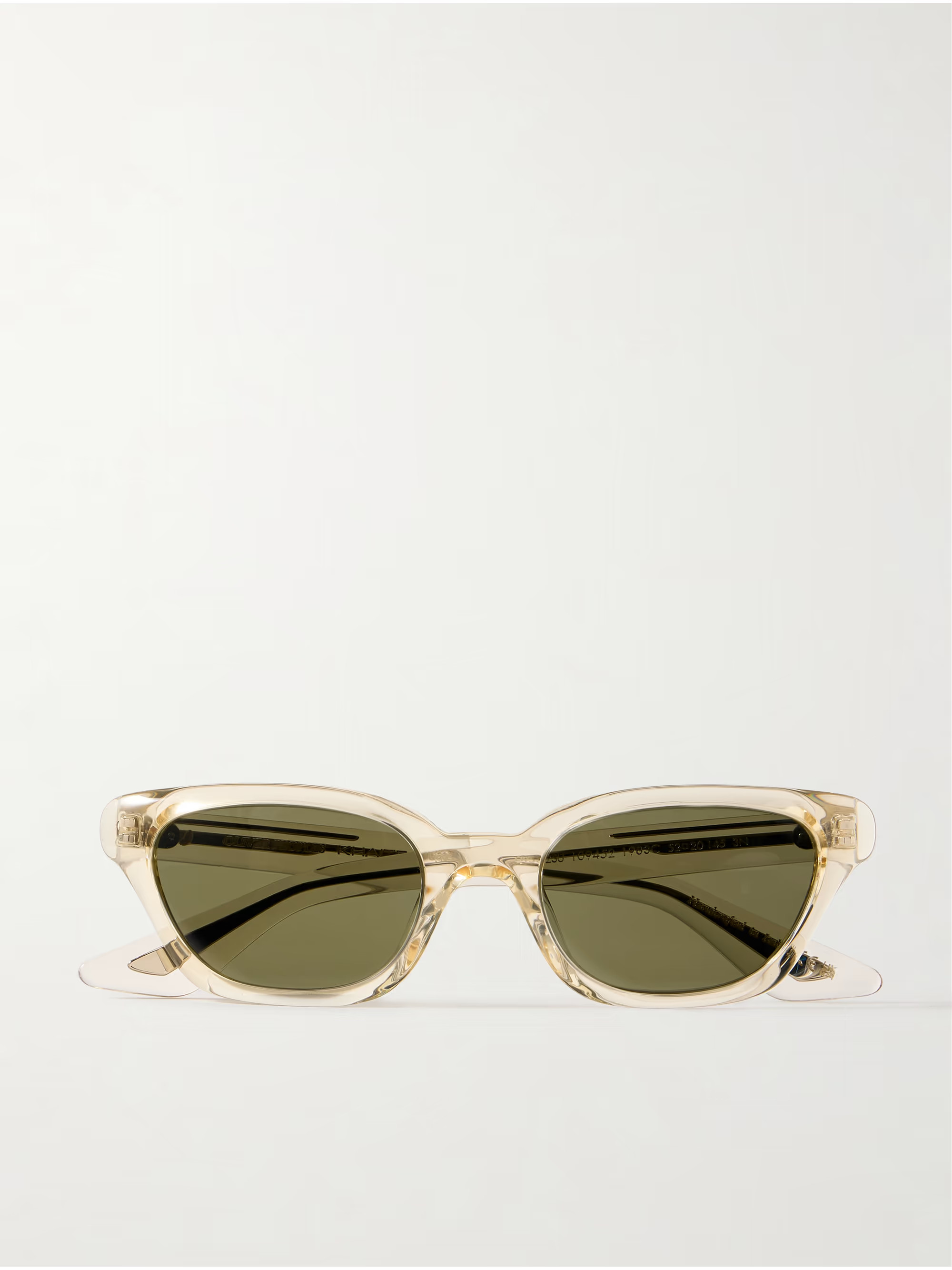 + Khaite 1983C cat-eye acetate and silver-tone sunglasses | NET-A-PORTER (US)
