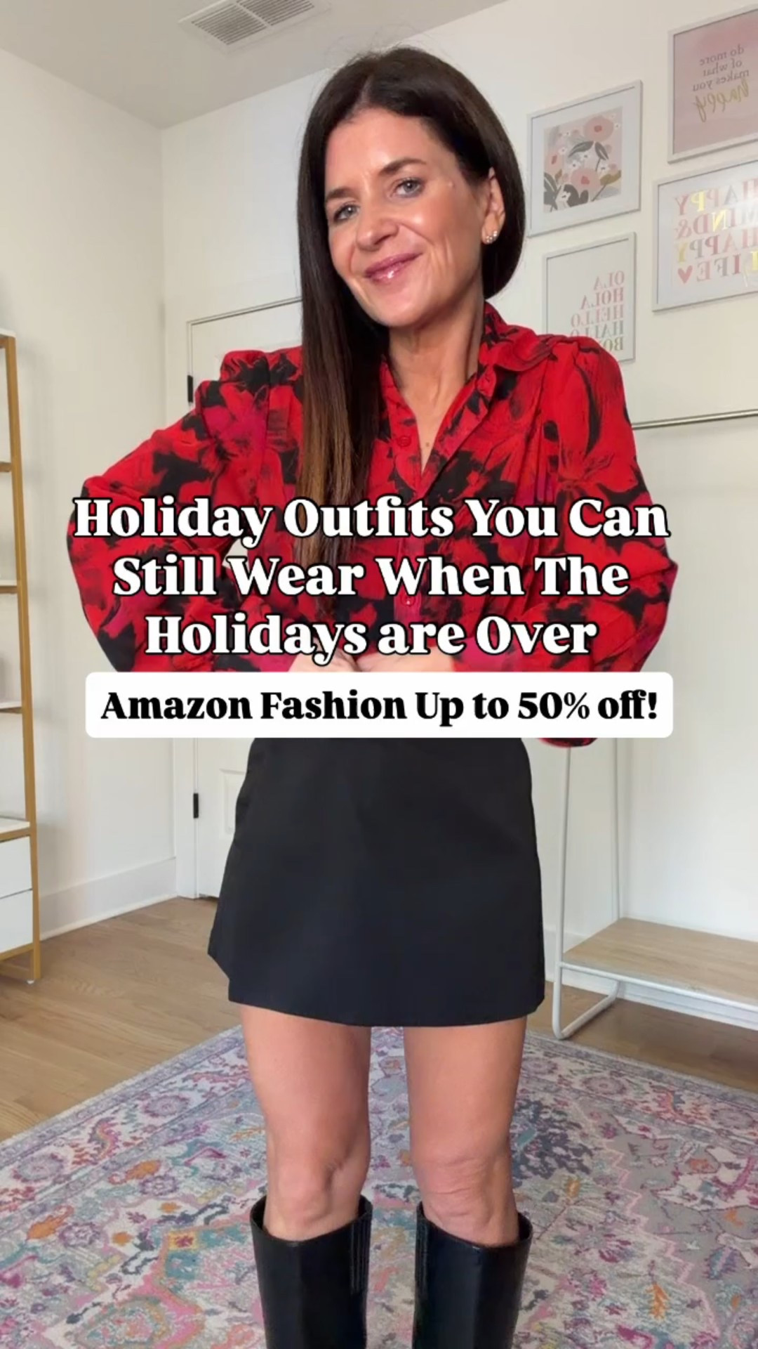 ⭐Printed Button Down Blouse - KUKTN9YP.  Expires 12/11
⭐  Drop Waist Dress - OLAHOWWX.  Expires 12/14
⭐  Fitted Wine Red Top - no code needed. marked down to under $8
⭐  Leopard Skirt no code needed. Marked down to under $20

#LTKHoliday #LTKSeasonal #LTKFindsUnder50