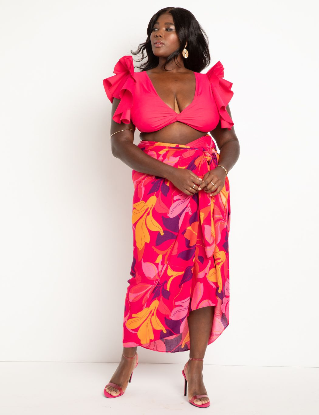 Sarong Wrap Cover Up | Eloquii