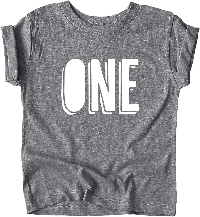 Bold 1st Birthday T-Shirts and Raglans for Baby Girls and Boys First Birthday Outfit | Amazon (US)