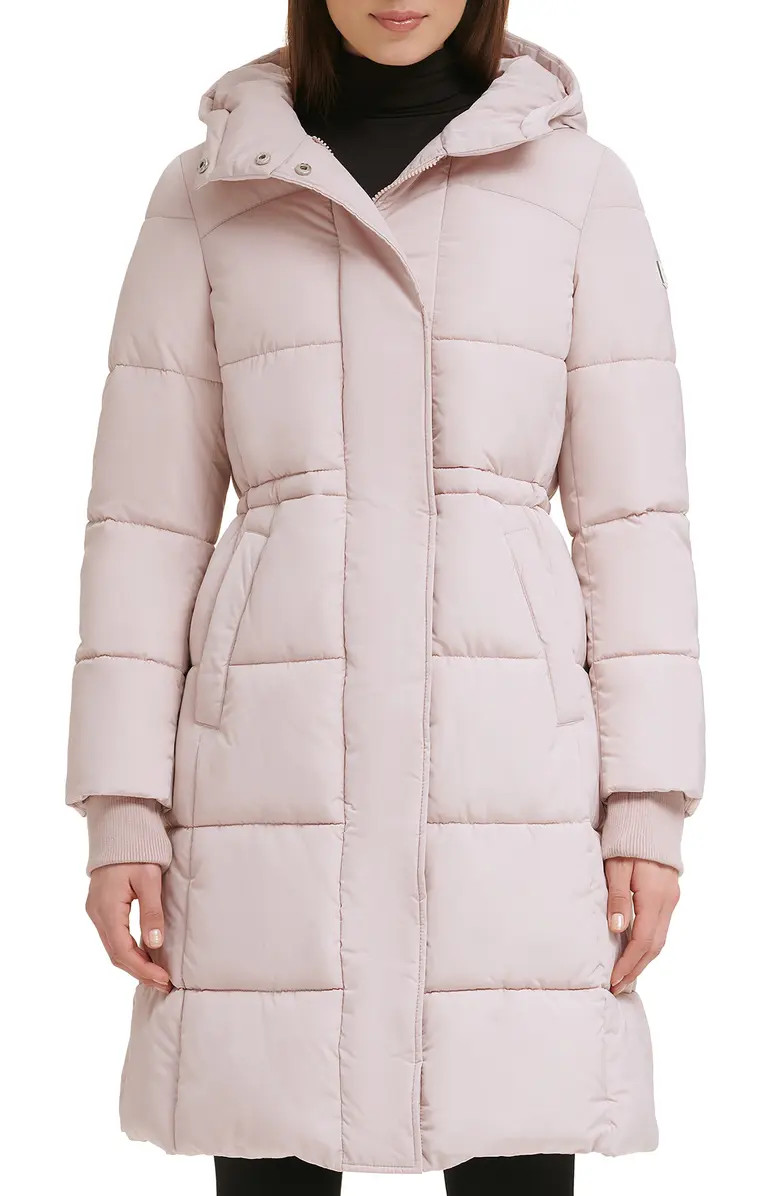 Kenneth Cole New York Memory 3/4 Length Puffer Jacket | Nordstrom | Nordstrom