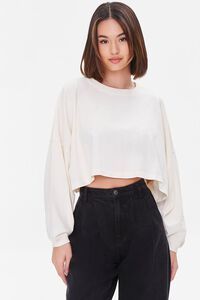 Cropped Long-Sleeve Tee | Forever 21 | Forever 21 (US)