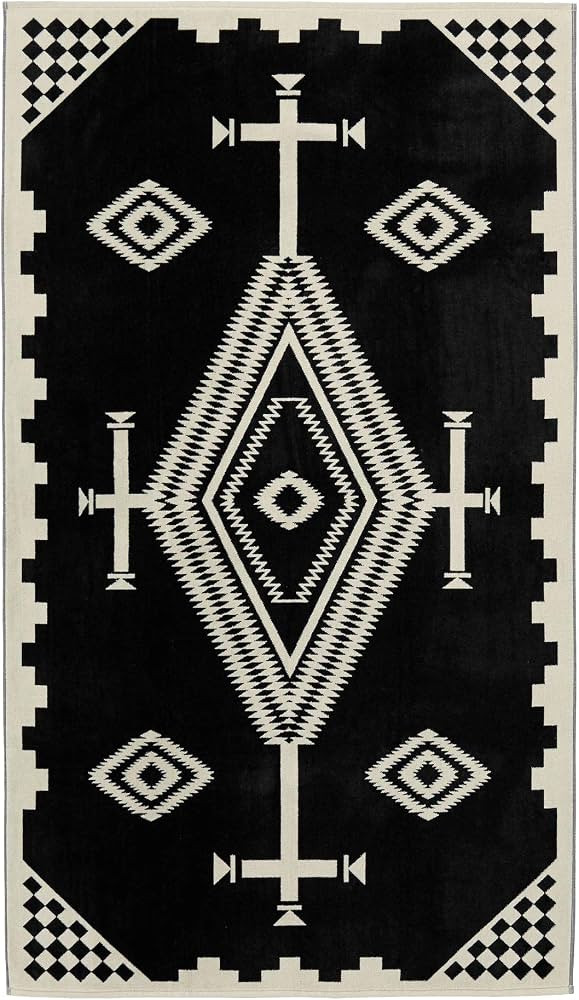 Pendleton Oversized Jacquard Spa Towel, 40 x 70 Inches, Soft Cotton Fabric | Amazon (US)