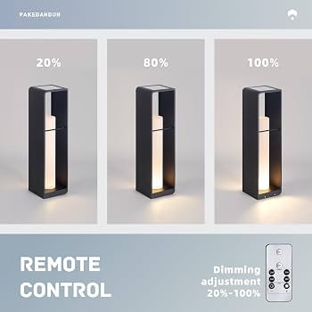 Led Corner Floor Lamp with Remote Control, IP65 Solar Lanterns Outdoor Waterproof, Unique Large F... | Amazon (US)