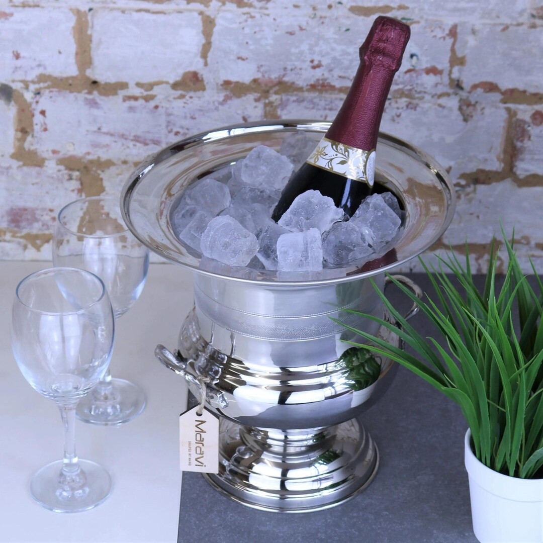 Qutab Vintage Champagne Ice Bucket - Etsy | Etsy (US)