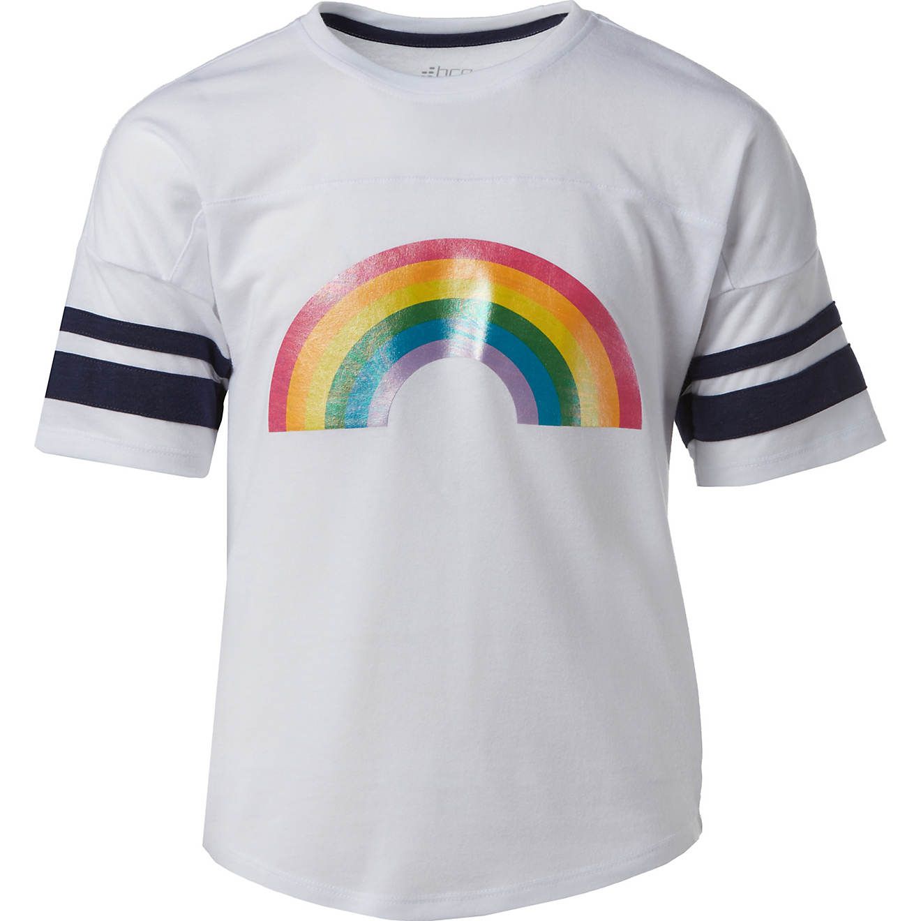 BCG Girls' Dolman Rainbow Graphic T-shirt | Academy Sports + Outdoor Affiliate