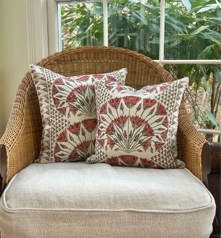 Designer Pillows With Thibaut Fabric- spruce up your space for spring!! 


#LTKfindsunder100 #LTKSpringSale