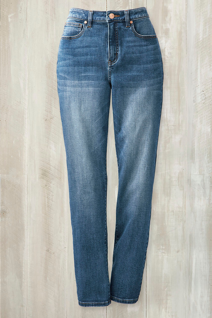 ShapeMe® High Rise Straight-Leg Jeans | Coldwater Creek