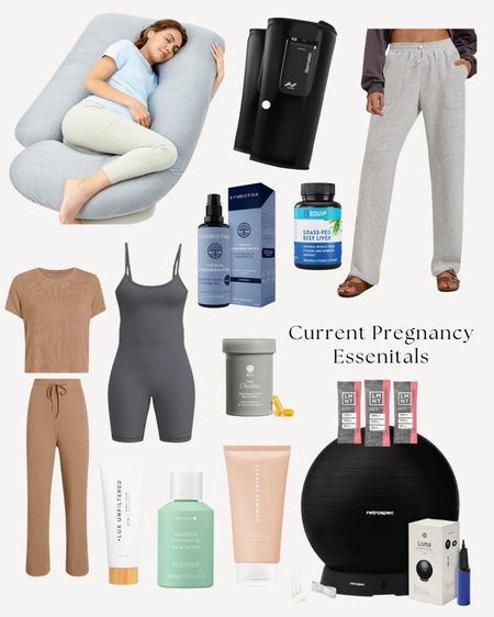Surviving my third tri with my trusty go-to pregnancy staples 💫 comfort is key rn, and I’ve been so diligent with supplements and hydration to make sure I’m taking the best care of myself and baby  

#LTKbaby #LTKfitness #LTKbump