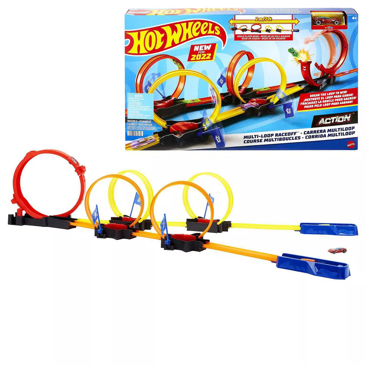 Mattel Hot Wheels Multi-Loop Raceoff Track Set | Kohl's
