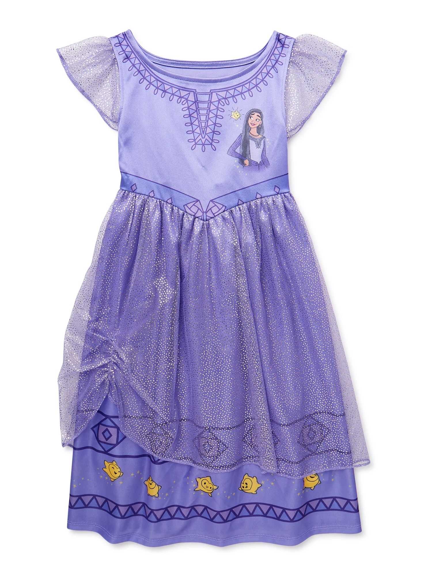 Toddler Girls Fantasy Nightgown, Sizes 2T-5T | Walmart (US)