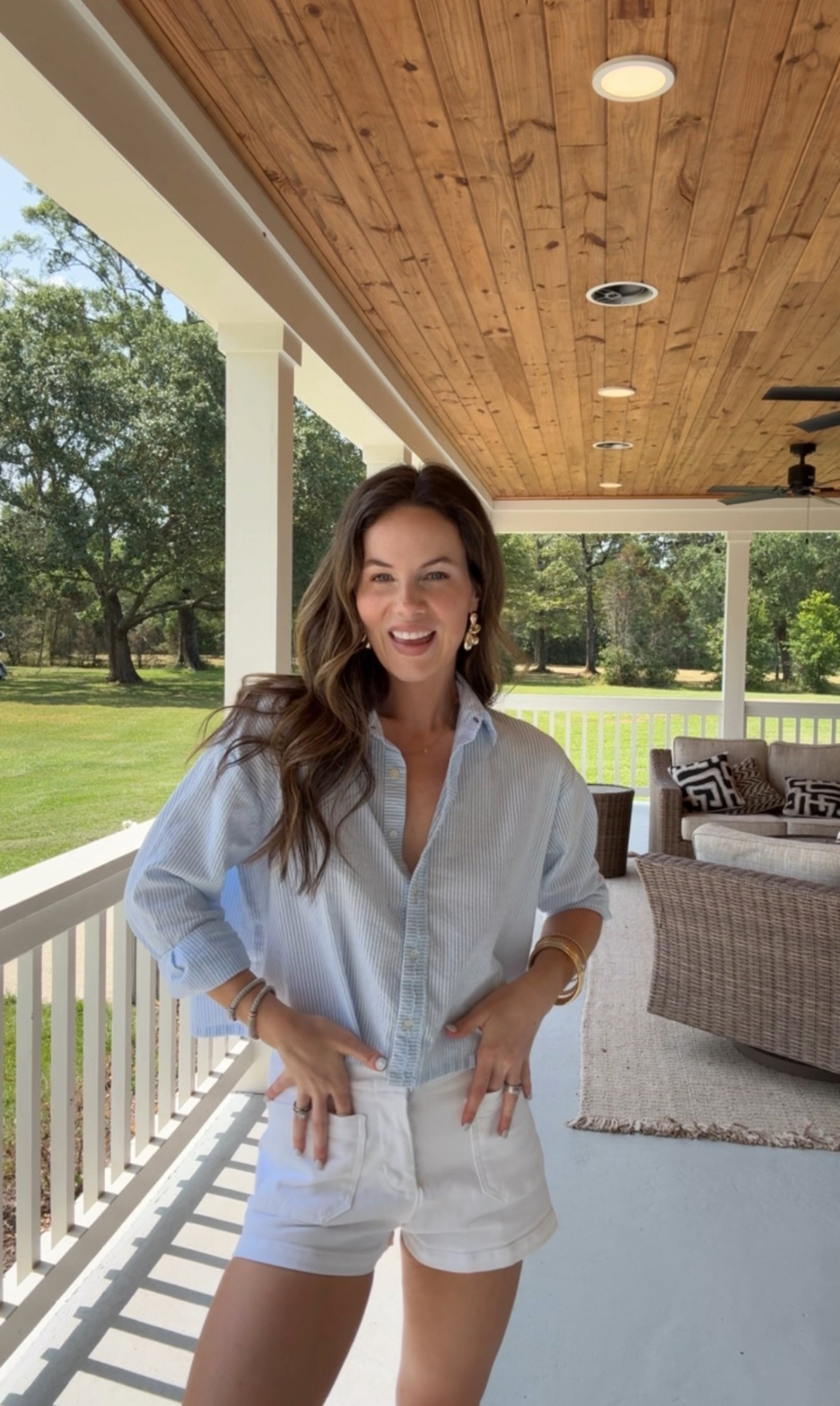 Reistor OOTD 
Wearing a size small in top! 
Code: Haleigh10 

#LTKFindsUnder100 #LTKSummerEdit