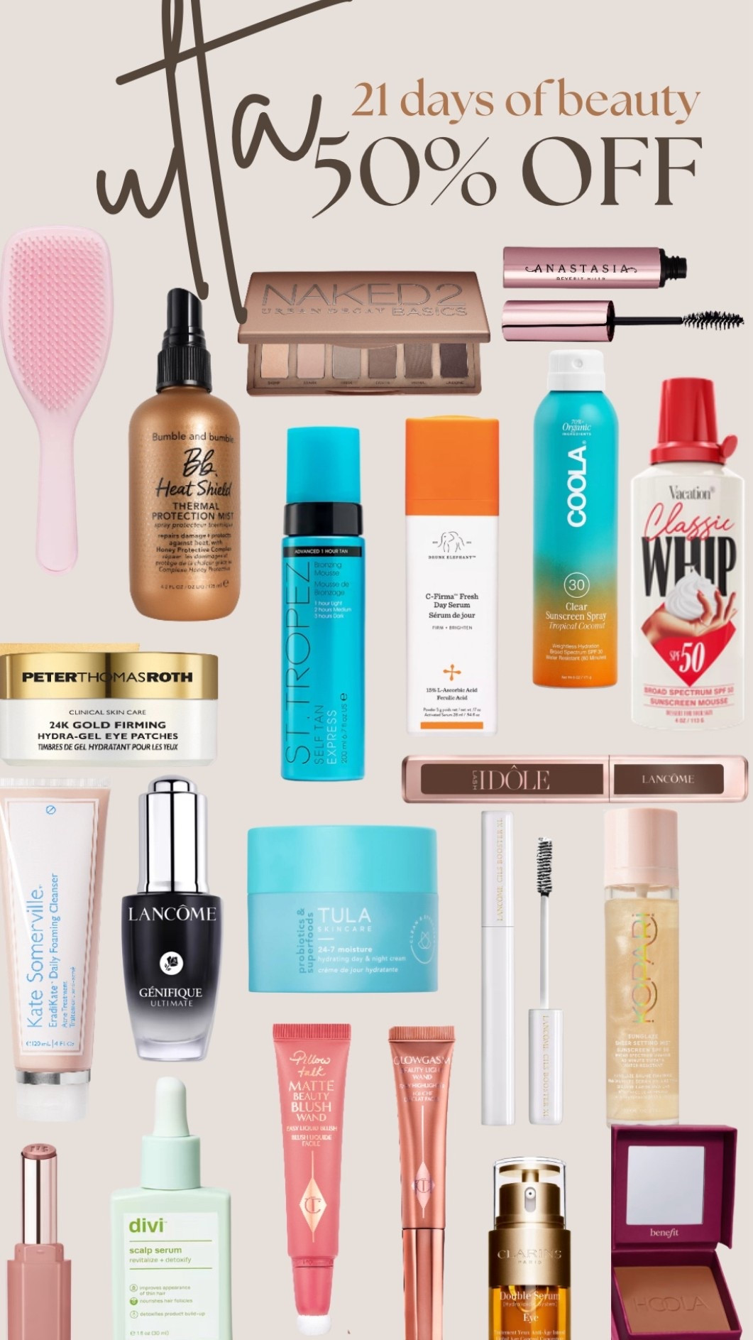 Ulta 50% off beauty deals

#LTKBeauty #LTKSaleAlert