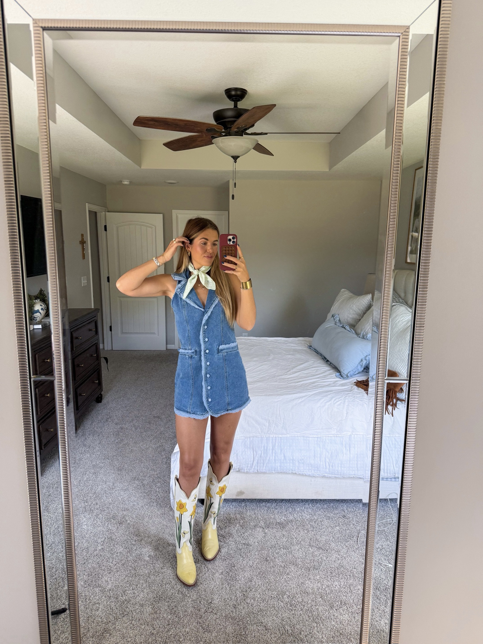 boots are on my shopmy, dress in a small 

country concert outfit 

#LTKootd #LTKgrwm #LTKTall