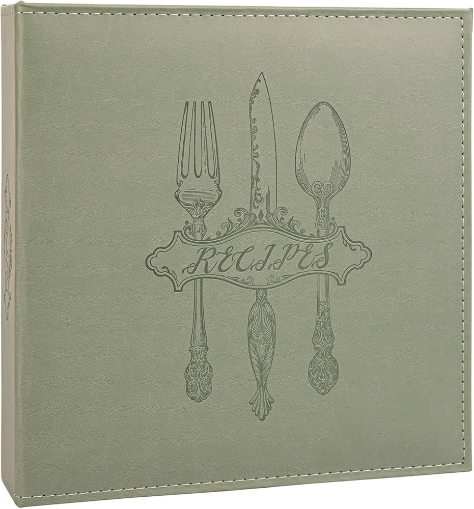COFICE Recipe Binder – 8.5x11 3 Ring Blank Family Recipe Book Binder Kit to Write in Your Own R... | Amazon (US)