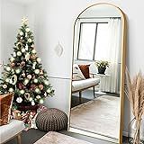 NeuType Arched Full Length Mirror Standing Hanging or Leaning Against Wall, Oversized Large Bedroom  | Amazon (US)