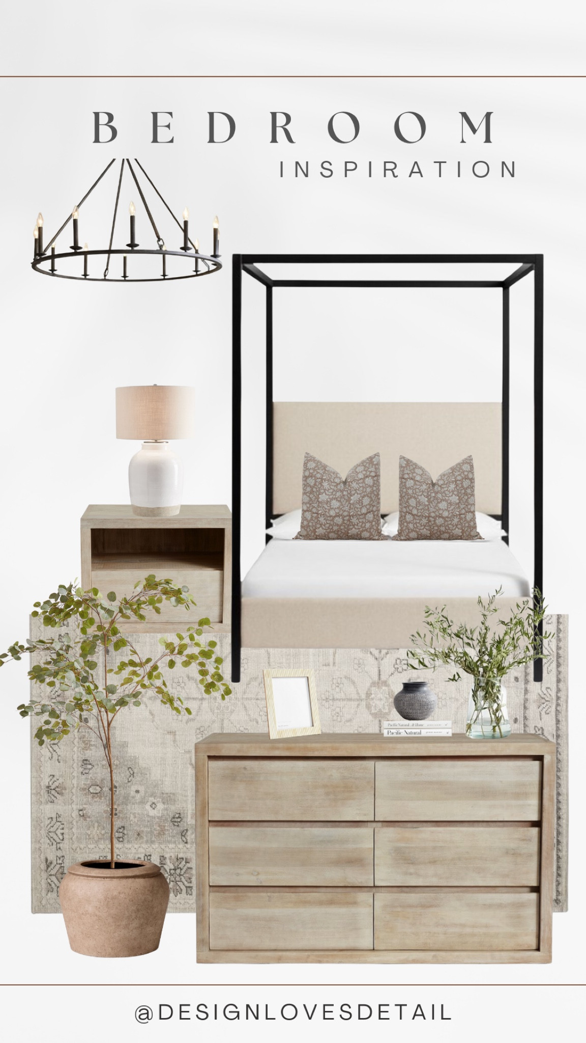 Atwell Metal Canopy Bed curated on LTK