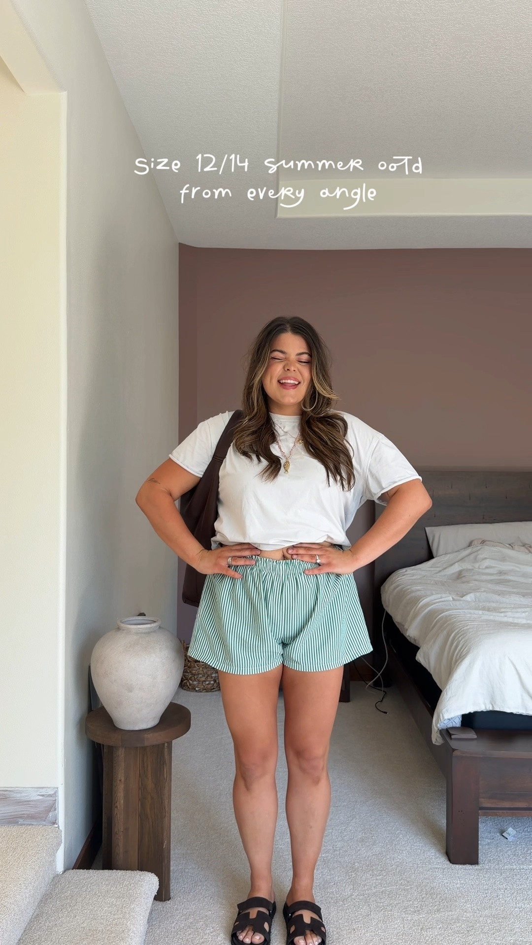 Comfy sahm mom friendly outfit of for summer
Wearing xl in these striped shorts and large  in the top - fits oversized. 

Midsize, size 12, size 14, mom style, curvy outfit

#LTKmomlife #LTKootd #LTKgrwm