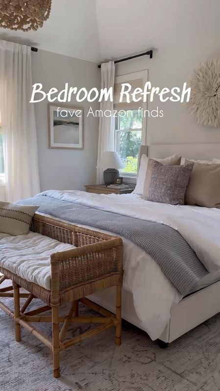 Neutral bedroom refresh! Sharing my primary bedroom decor as well as my fave Amazon finds for a quick bedroom refresh!

(5/18)

#LTKStyleTip #LTKHome #LTKVideo