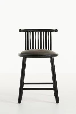 Mathilde Leather Counter Stool | Anthropologie (US)