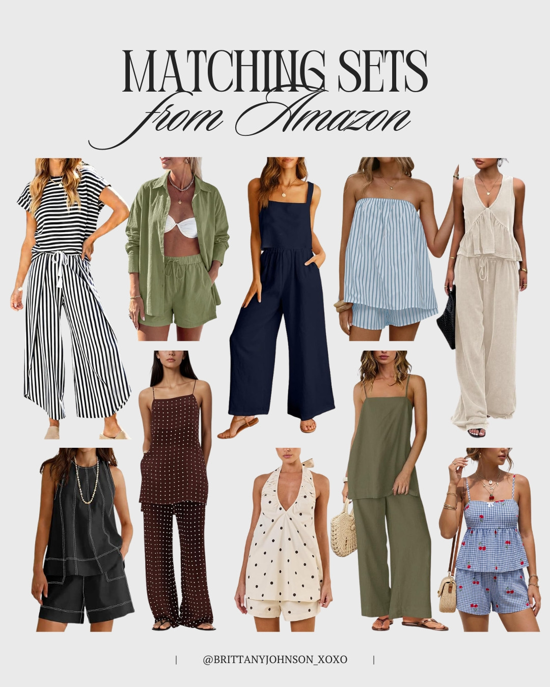 Matching sets make getting dressed so easy!! These are perfect for summer and into fall! ☀️🤎 

 #LTKootd #LTKSeasonal #LTKSaleAlert
