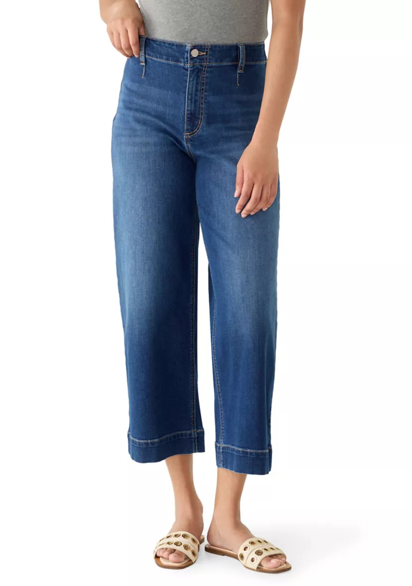 Women's Cropped Wide Leg Pants | Belk