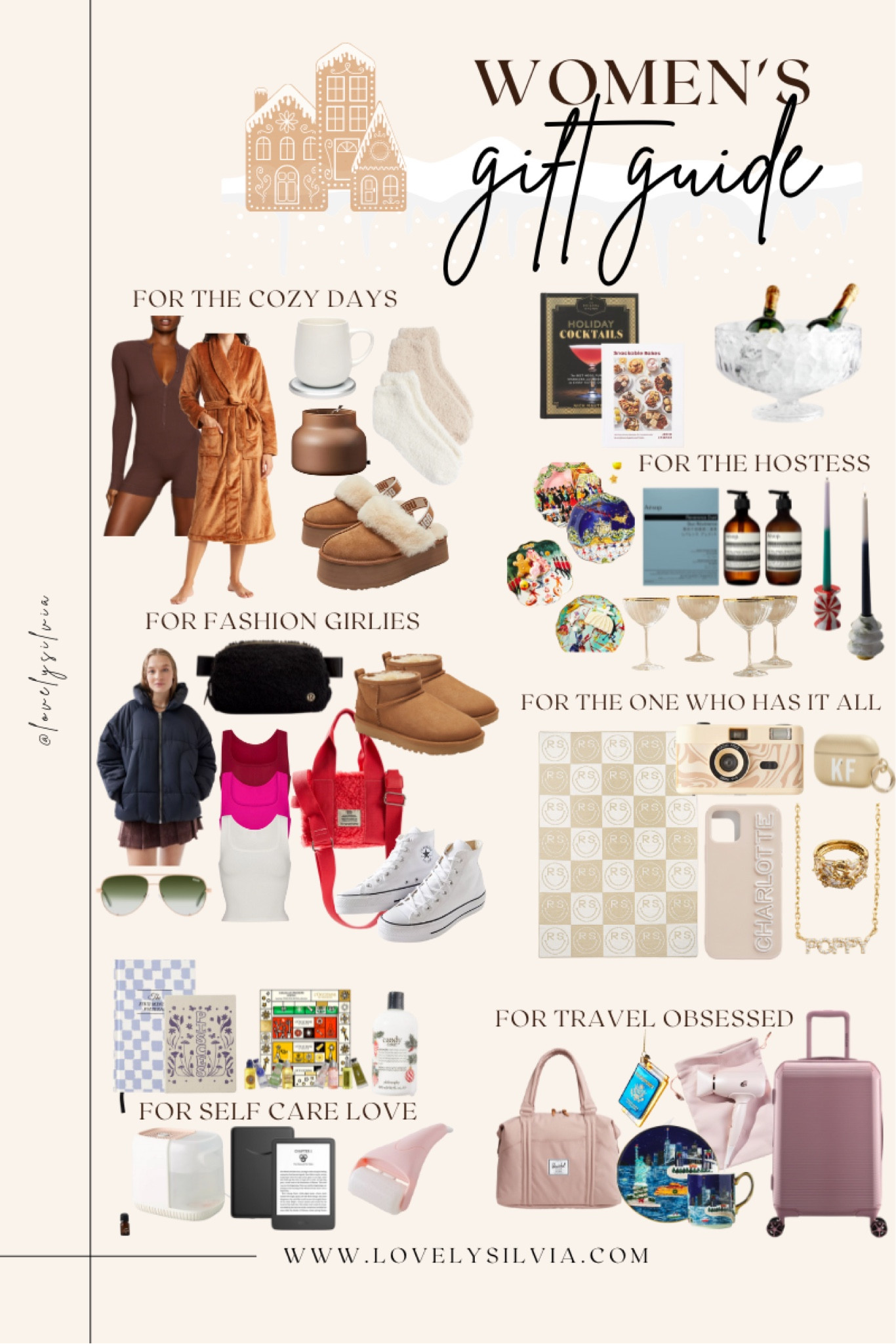 Women’s Gift Guide 2022! Full post on my website with more finds! 

Gifts for women, gifts for her, cozy gifts, gifts for the hostess, gifts for the fashion girls, gifts for the one who has it all, gifts for self care, gifts for the travel obsessed, 

#LTKHoliday #LTKSeasonal #LTKGiftGuide