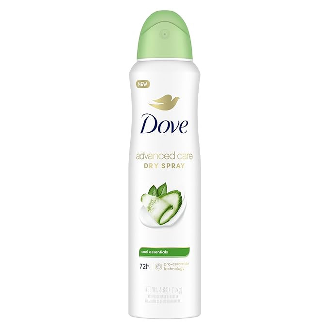 Dove Advanced Care Antiperspirant Deodorant Dry Spray Cool Essentials for helping your skin barri... | Amazon (US)