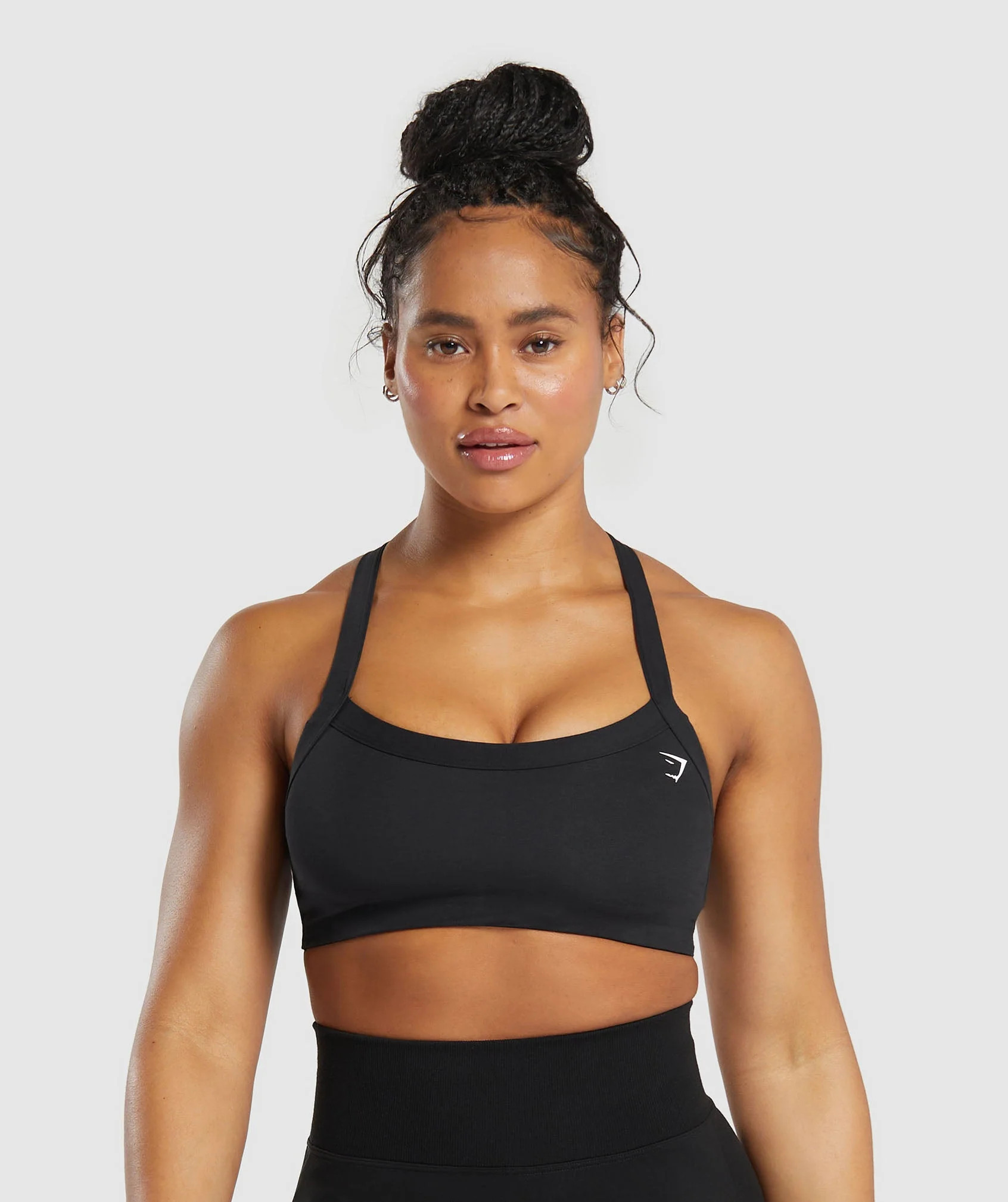 Gymshark Cotton Lifting Sports Bra - Black | Gymshark US