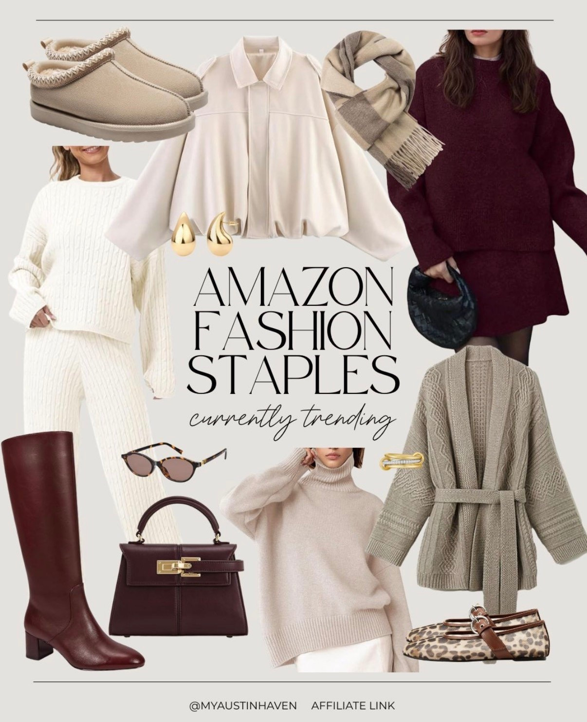 Trending fall and winter fashion from Amazon! ✨ Cozy sweaters, boots, warm scarves, chic outerwear, comfy slippers, stylish accessories, matching sets, look for less finds, Amazon fashion.
 

 

#LTKmomlife #LTKFindsUnder50 #LTKFindsUnder100