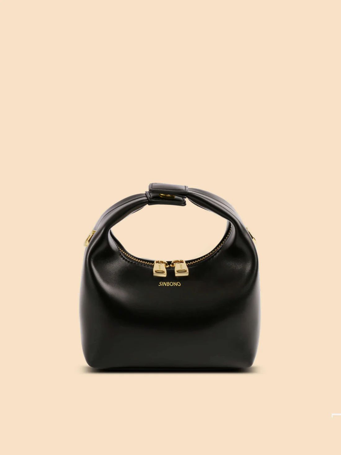 Vienna Top Handle Crossbody Bag - Black | SINBONO INC.