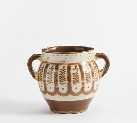 Brown Printed Vase | Pottery Barn (US)