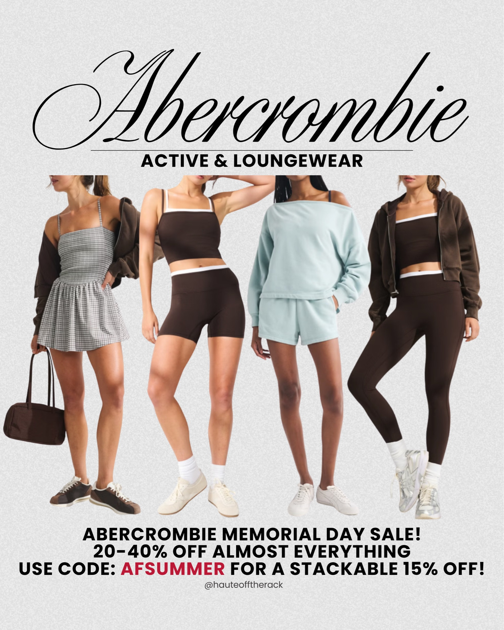 ABERCROMBIE MEMORIAL DAY SALE!

20-40% OFF almost everything
USE CODE: AFSUMMER for a stackable 15% OFF!

#loungewear #tennisdress #workout #gymoutfits #leggings #sportsbra #abercrombie #salealert #memorialdaysale #summeroutfits 

#LTKfitnessgoals #LTKSaleAlert #LTKActive