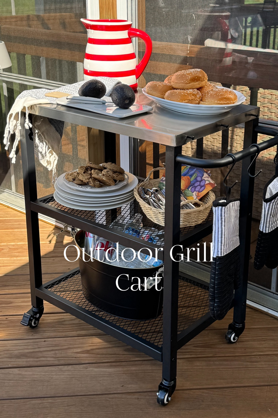 Great Gift Idea For Father’s Day!!

This grill cart table has really helped Mr. Chic out with all his grilling needs. It has saved numerous trips going back and forth. Love the extra work space. Be sure to check the discount box when ordering.



Grill cart, maneuverable cart, locking casters, cart table cover

#LTKSeasonal #LTKFindsUnder100 #LTKGiftGuide