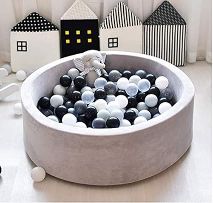 FUNTRESS Ball Pit Pool for Toddlers Memory Foam Soft Round Mini Pool for Baby Kids Gift for Toddl... | Amazon (US)