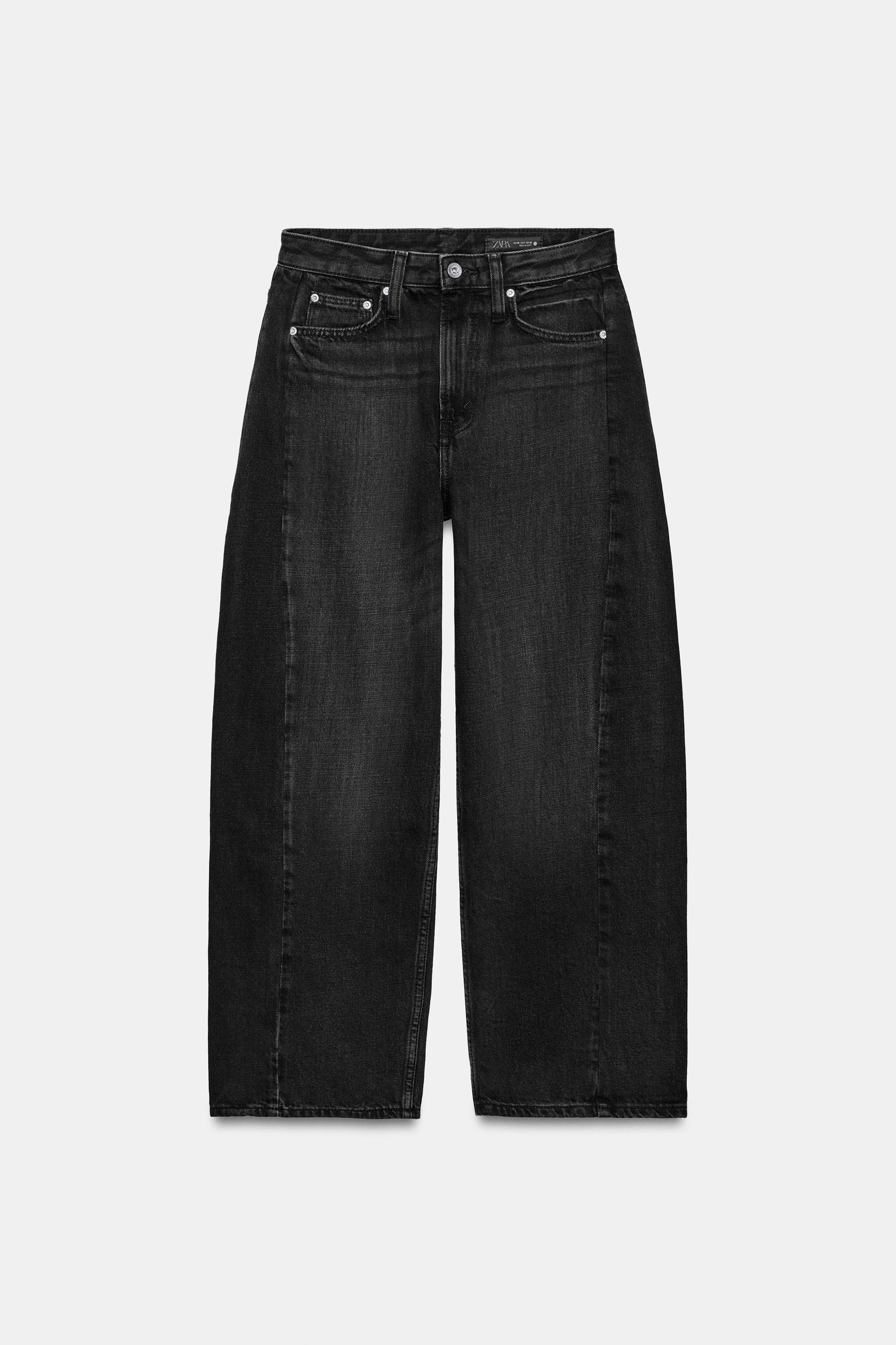 ZW COLLECTION MID-RISE RELAXED ANKLE JEANS | Zara Canada